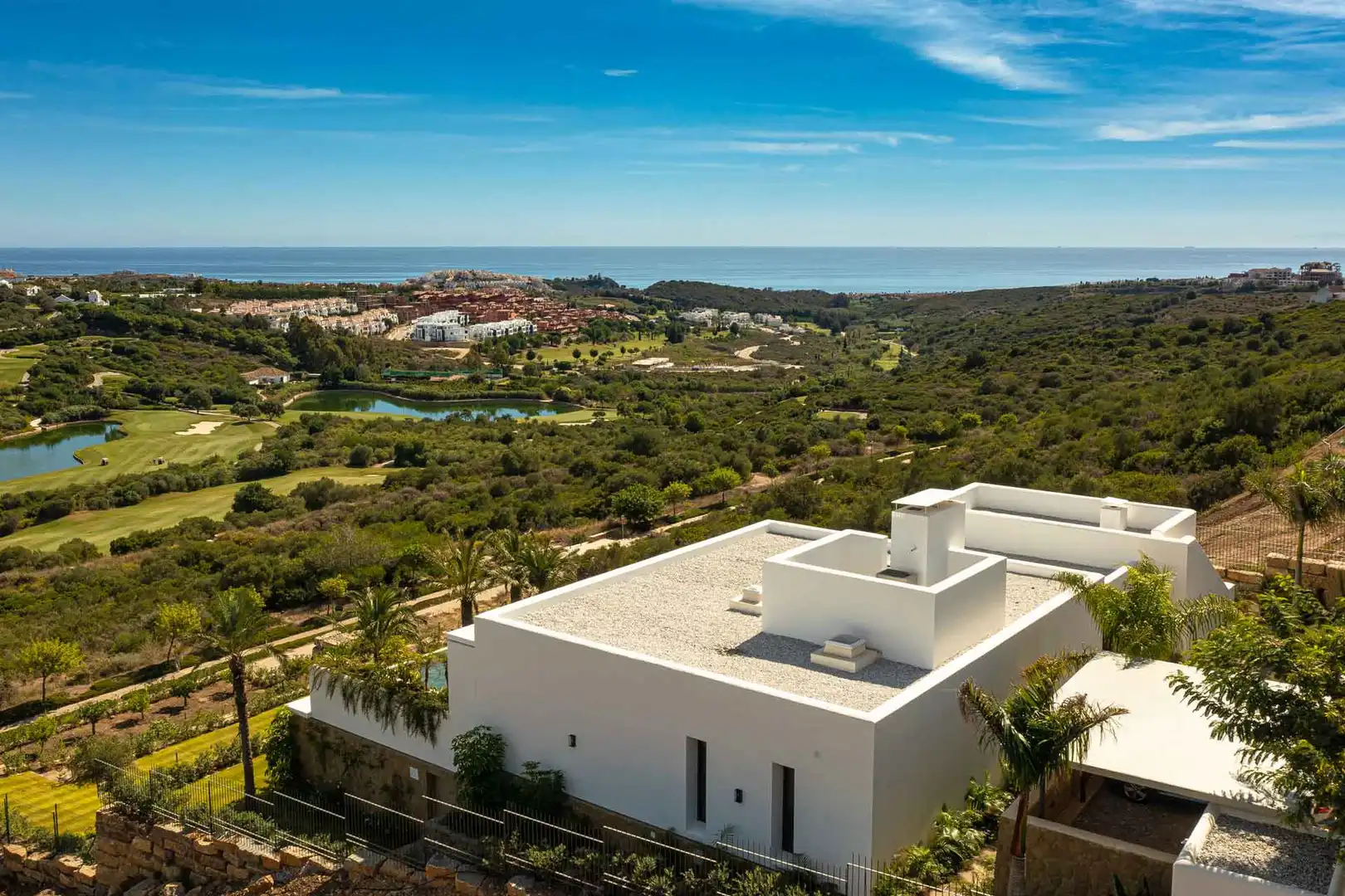Vista exterior de Casa o chalet en venta en Casares con Aire acondicionado, Jardín privado y Terraza