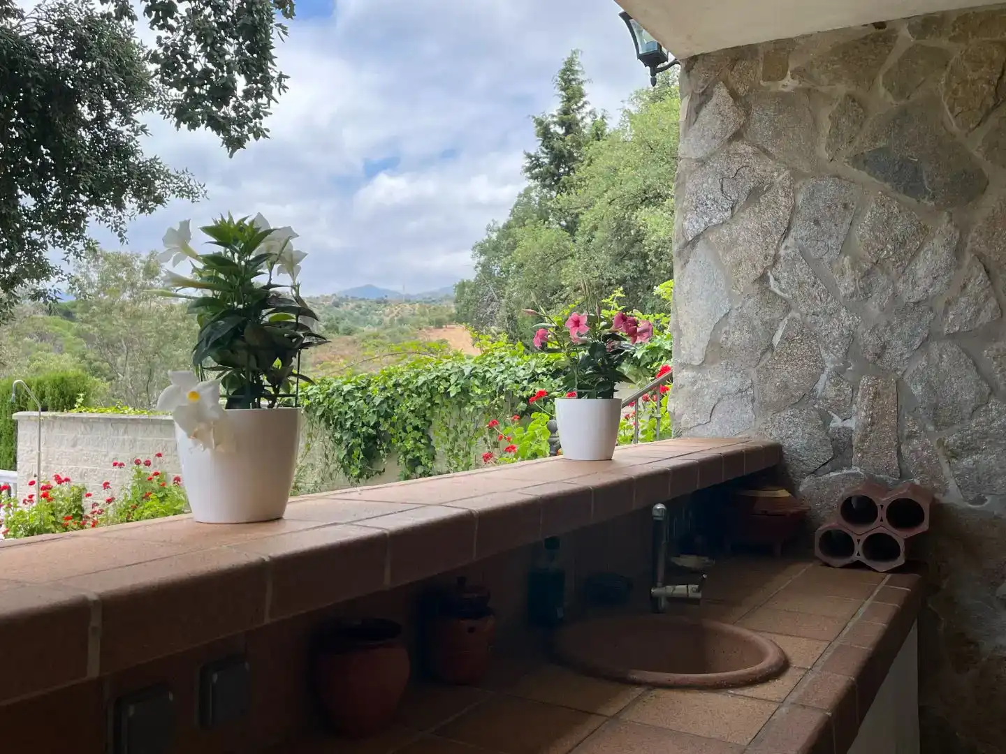 Terrassa de Casa o xalet en venda en Marbella amb Aire condicionat i Piscina