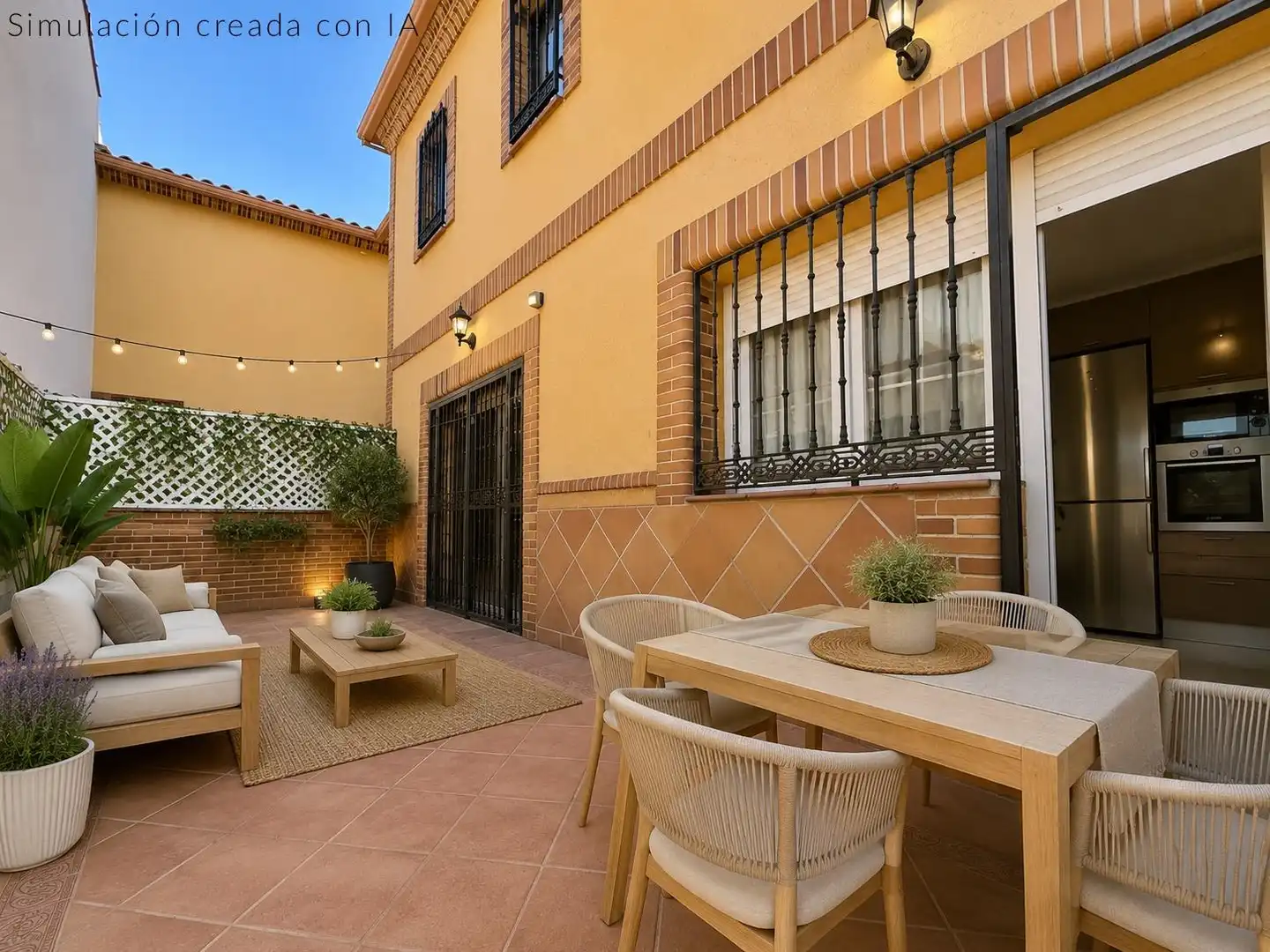 Terrassa de Casa adosada en venda en Seseña amb Calefacció, Jardí privat i Traster
