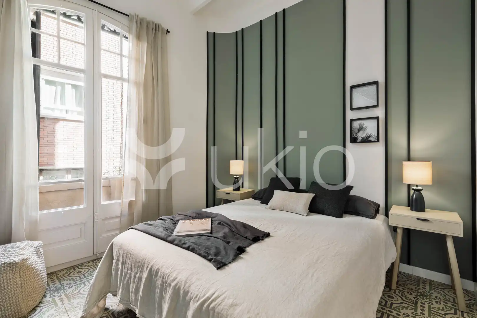 Habitación de Apartamento de alquiler en Barcelona con Aire acondicionado, Calefacción y Terraza