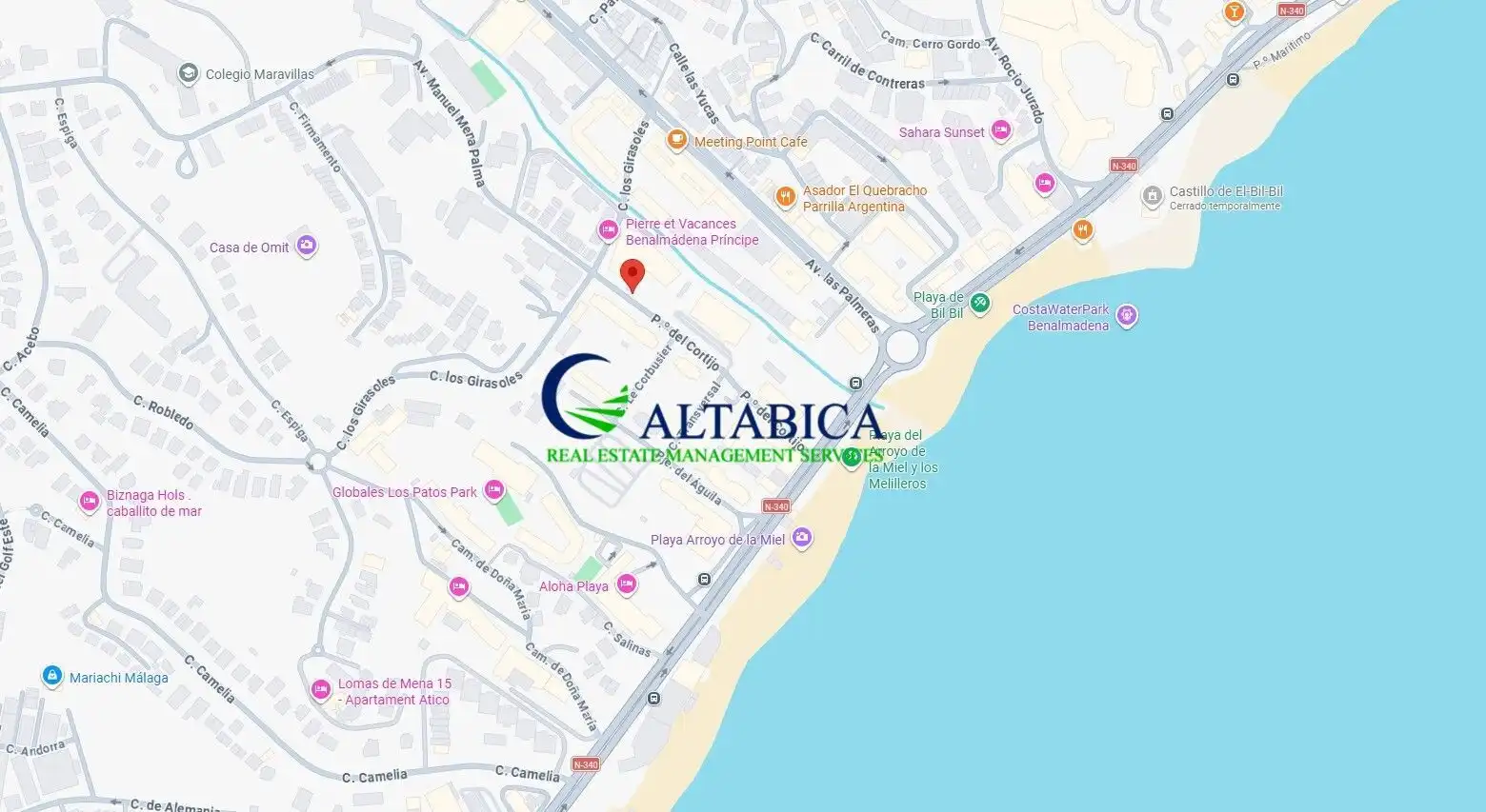 Vista exterior de Pis en venda en Benalmádena
