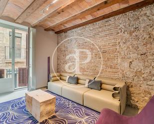 Sala d'estar de Pis de lloguer en  Barcelona Capital amb Aire condicionat, Calefacció i Jardí privat