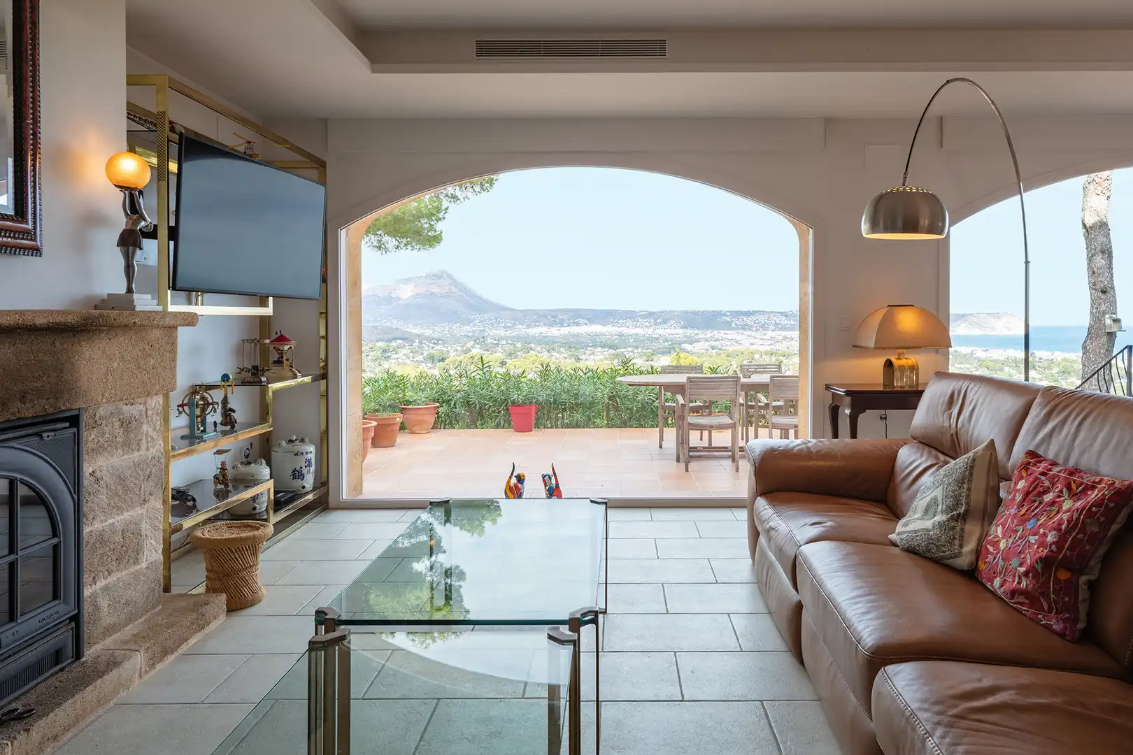 Living room of Houses for sale in Jávea / Xàbia  with Air Conditioner, Private garden and Terrace