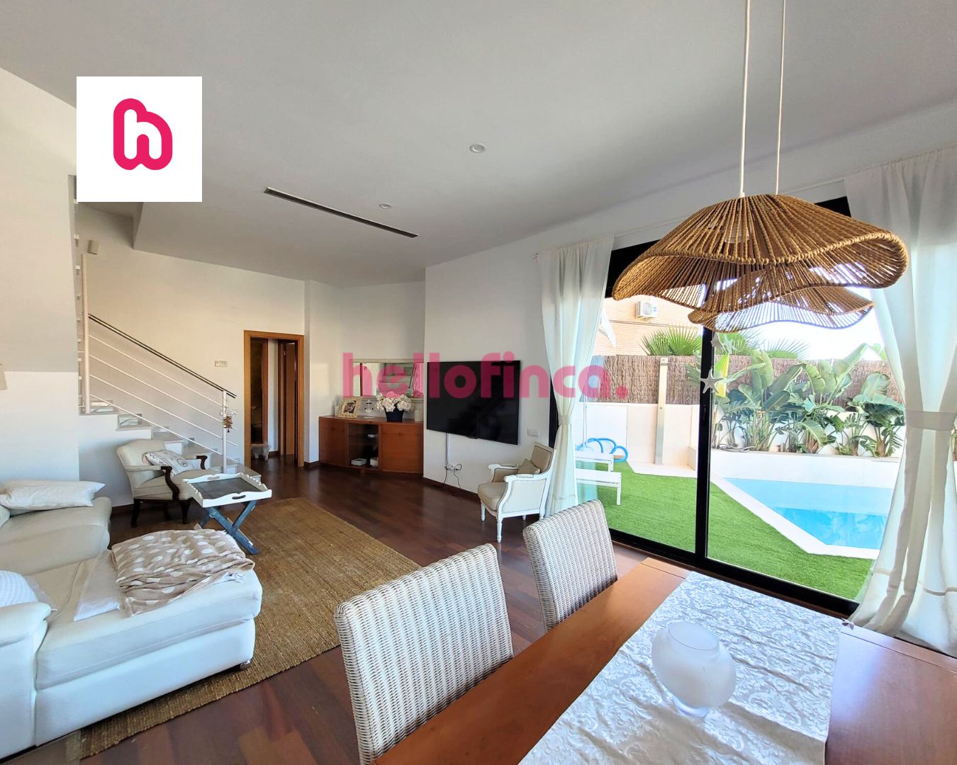 Living room of Single-family semi-detached for sale in Canet de Mar  with Air Conditioner, Heating and Private garden