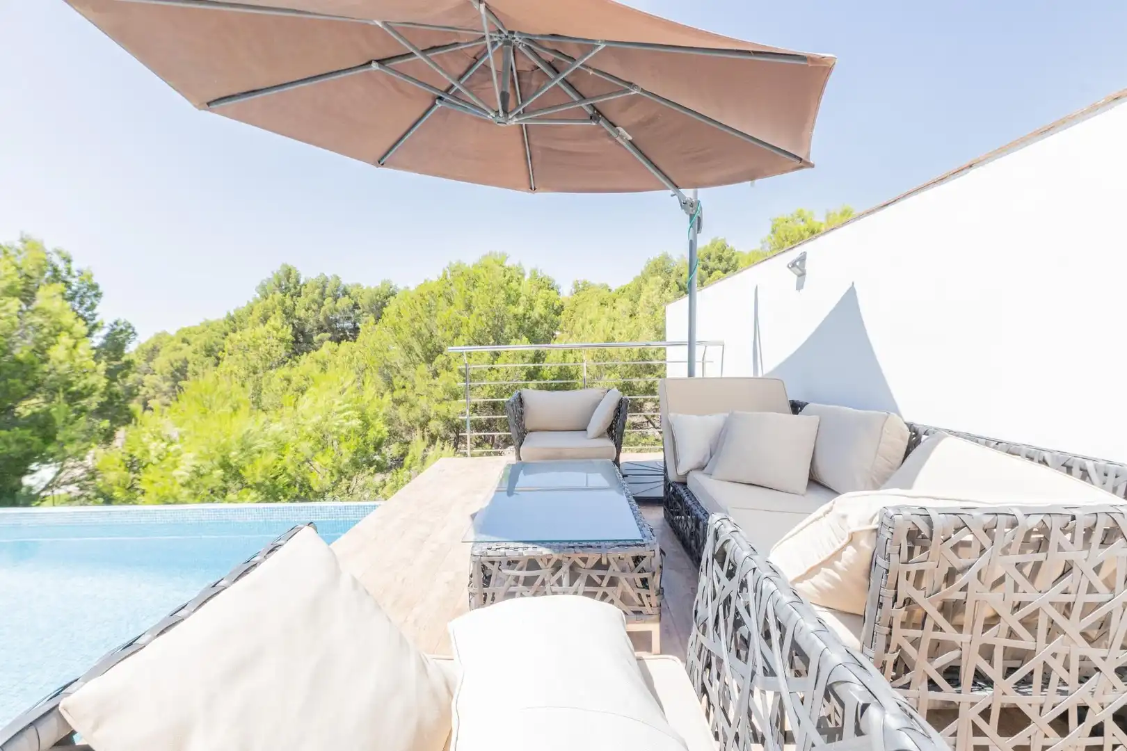 Terraza de Casa o chalet en venta en Altea con Aire acondicionado, Jardín privado y Terraza