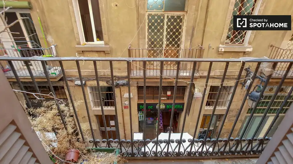 Terrassa de Pis de lloguer en Barcelona amb Aire condicionat, Calefacció i Moblat