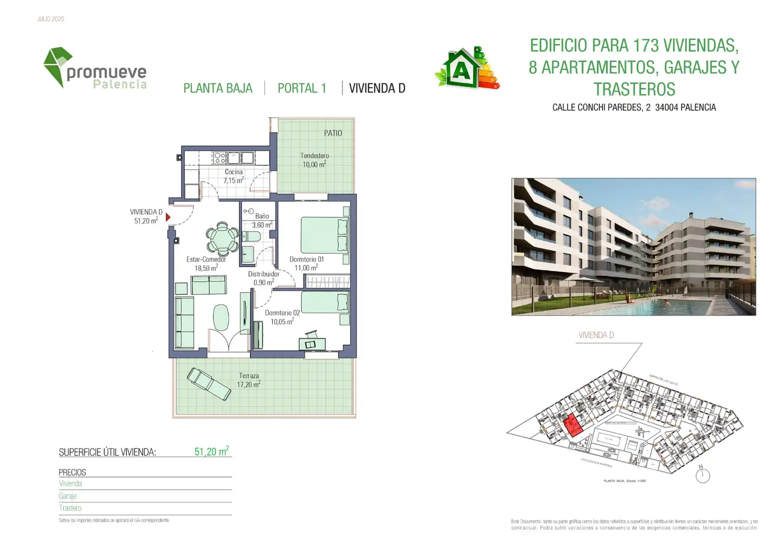 Flat with pool for sale in Calle Conchi Paredes 2, imagen 3