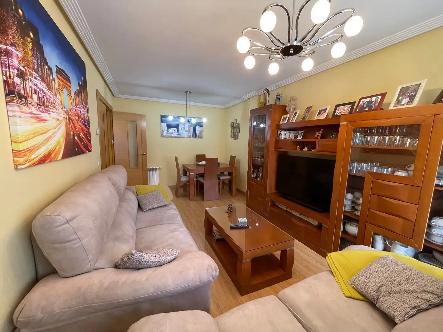 Wohnzimmer von Wohnung zum Verkauf in Peñaranda de Bracamonte mit Heizung, Privatgarten und Parkett