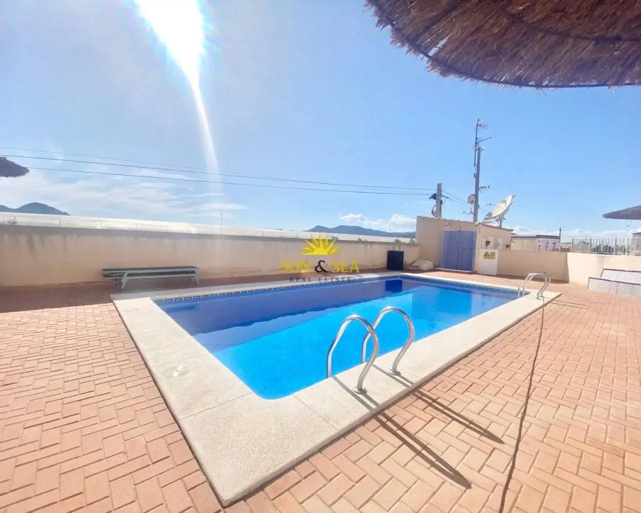 Piscina de Apartamento de alquiler en Cartagena con Aire acondicionado, Calefacción y Piscina