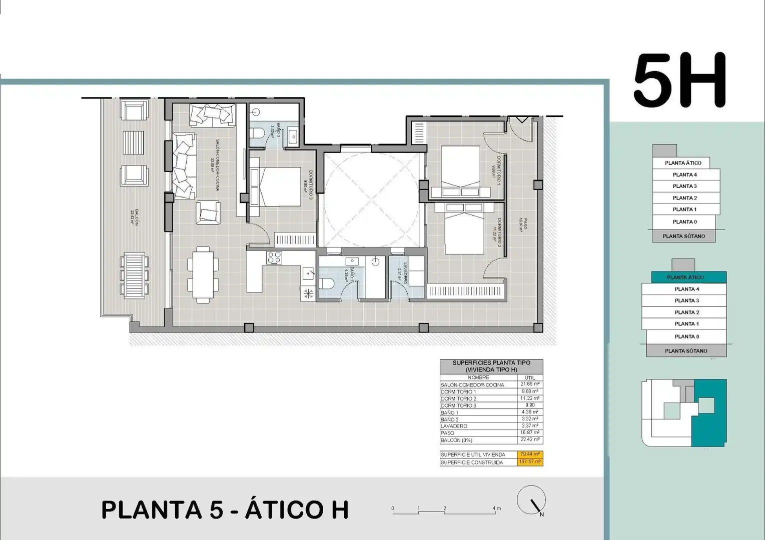 Penthouse with pool for sale in N/A, imagen 12