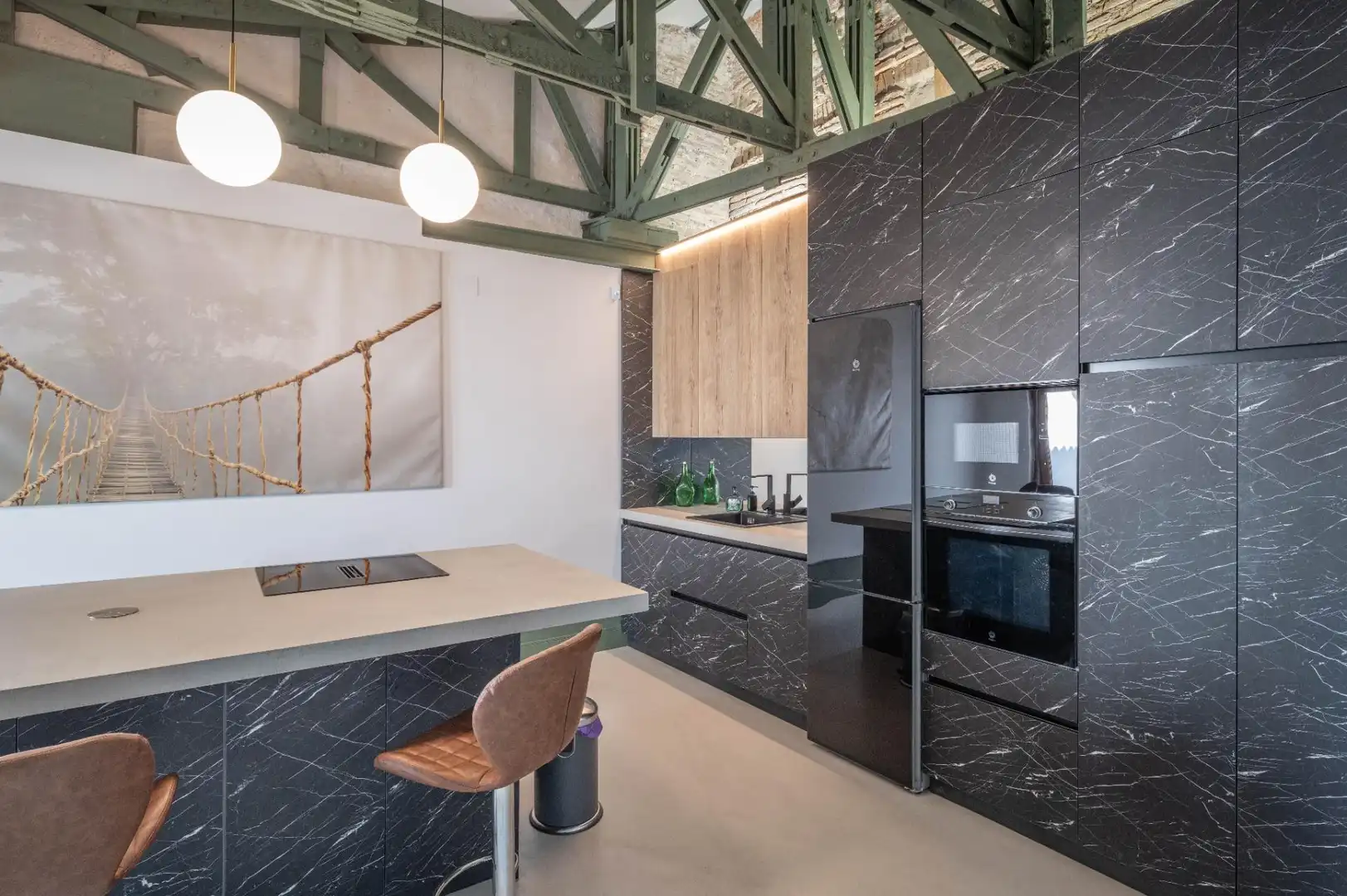 Cuina de Apartament en venda en Granada amb Aire condicionat, Calefacció i Terrassa