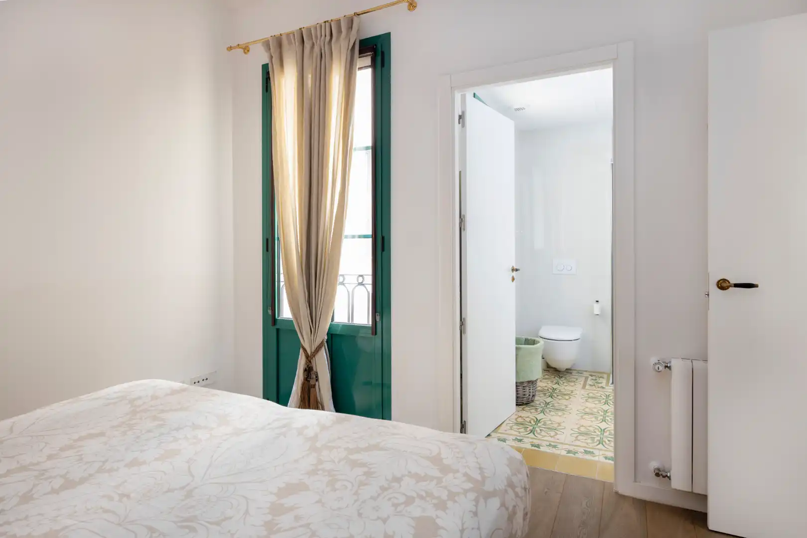 Bedroom of Apartments for rent in Barcelona  with Air Conditioner, Heating and Terrace