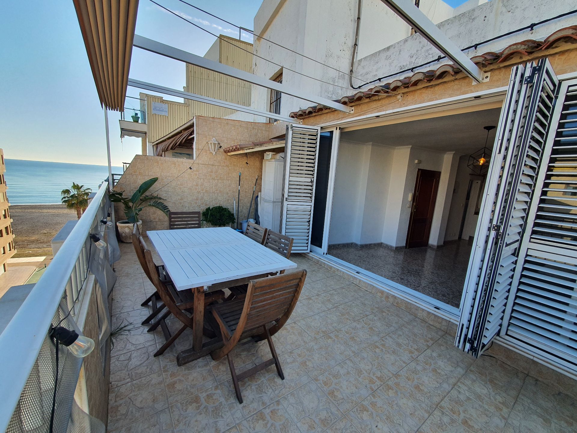 Terrasse von Wohnungen zum verkauf in Burriana / Borriana mit Terrasse und Balkon