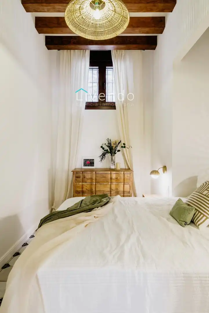 Schlafzimmer von Wohnung zum Verkauf in Vejer de la Frontera mit Klimaanlage und Möbliert