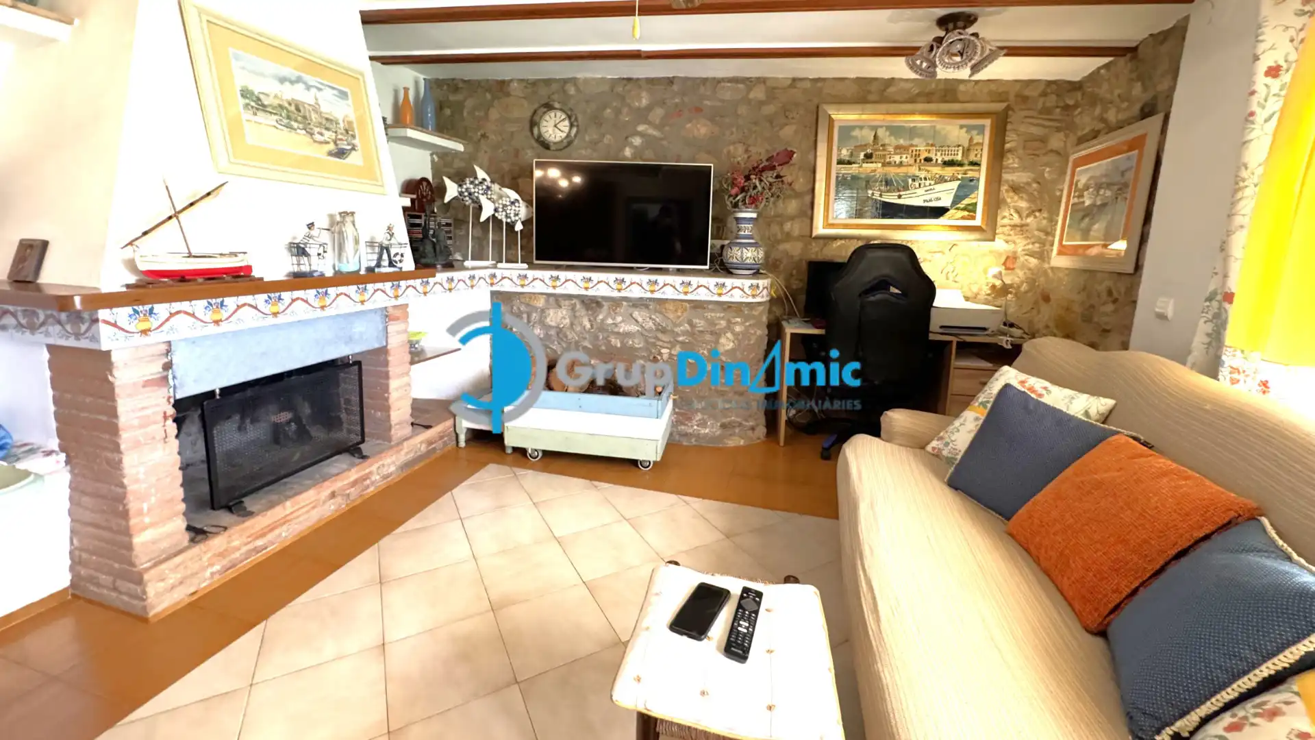Sala de estar de Casa o chalet en venta en Calonge i Sant Antoni con Aire acondicionado, Jardín privado y Parquet