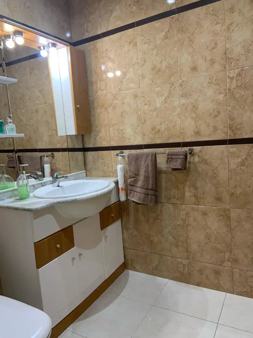 Bathroom of Flat for sale in Calpe / Calp  with Air Conditioner, Furnished and Balcony