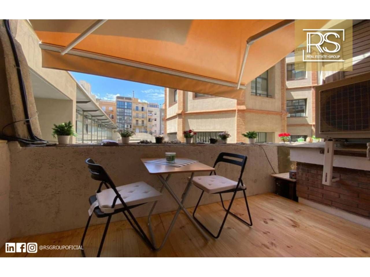 Terrassa de Pis de lloguer en  Barcelona Capital amb Aire condicionat, Terrassa i Moblat