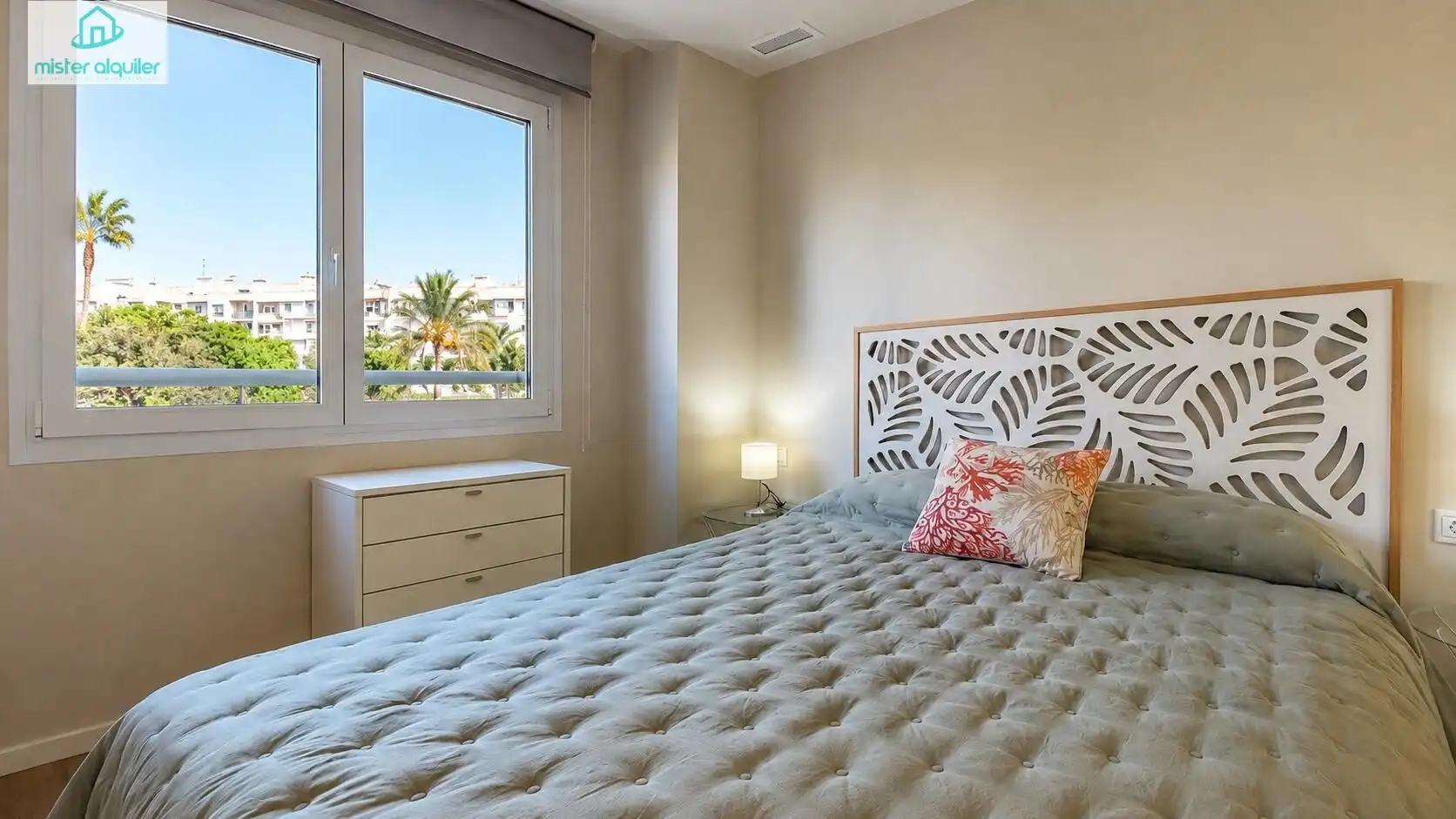 Bedroom of Apartments for rent in El Campello  with Air Conditioner, Heating and Private garden