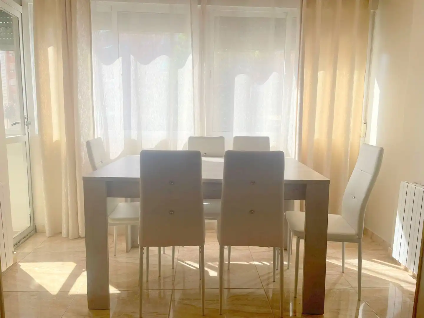 Dining room of Flat for sale in Barcelona  with Air Conditioner, Heating and Storage room