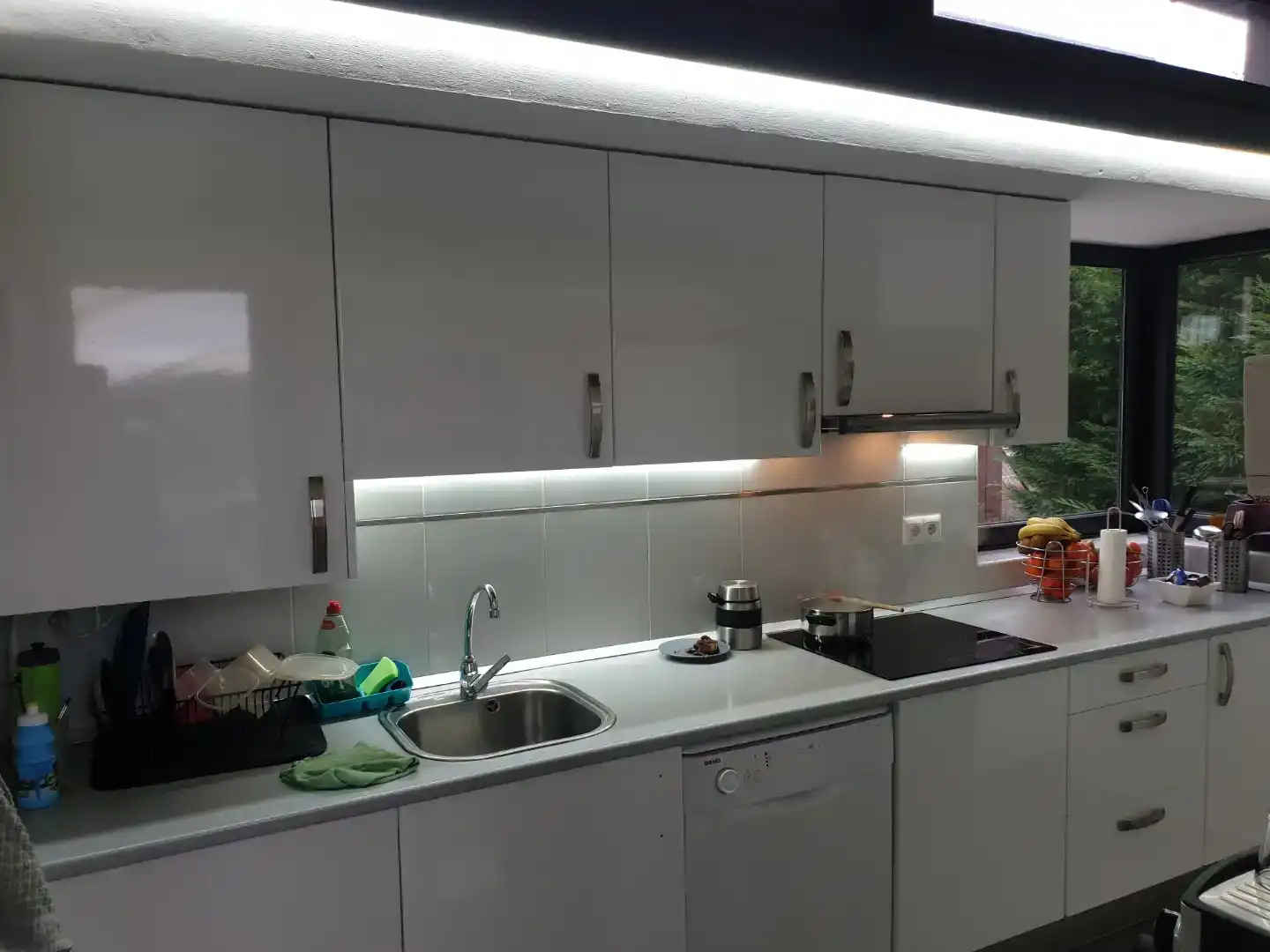 Kitchen of Flat for rent in Piélagos  with Private garden, Parquet flooring and Furnished