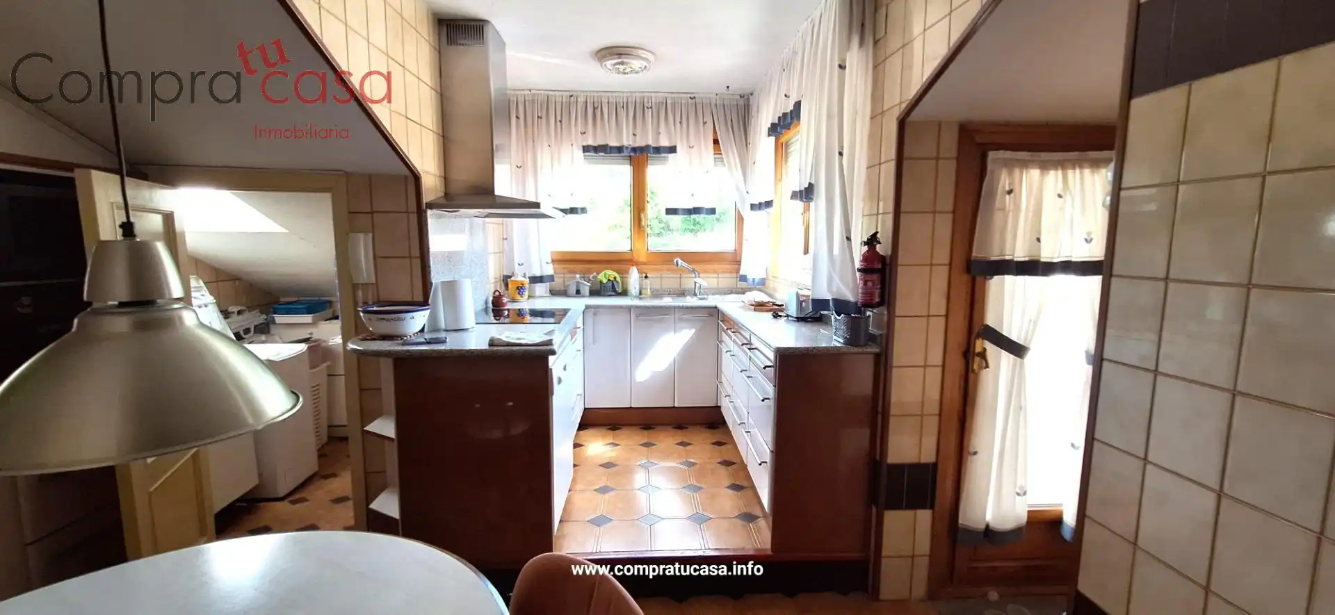 Kitchen of Attic for sale in Segovia  with Heating, Parquet flooring and Terrace