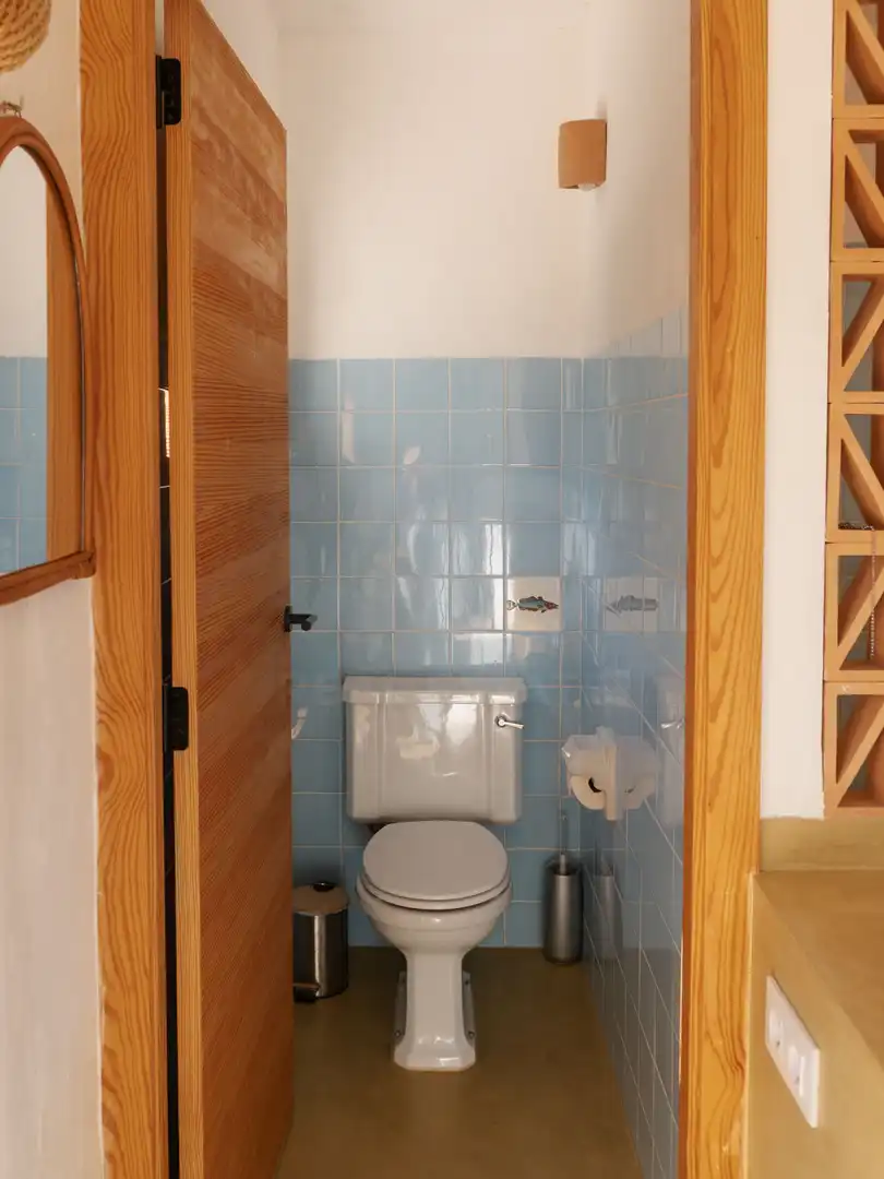 Bathroom of Houses for sale in Dénia  with Air Conditioner, Terrace and Swimming Pool