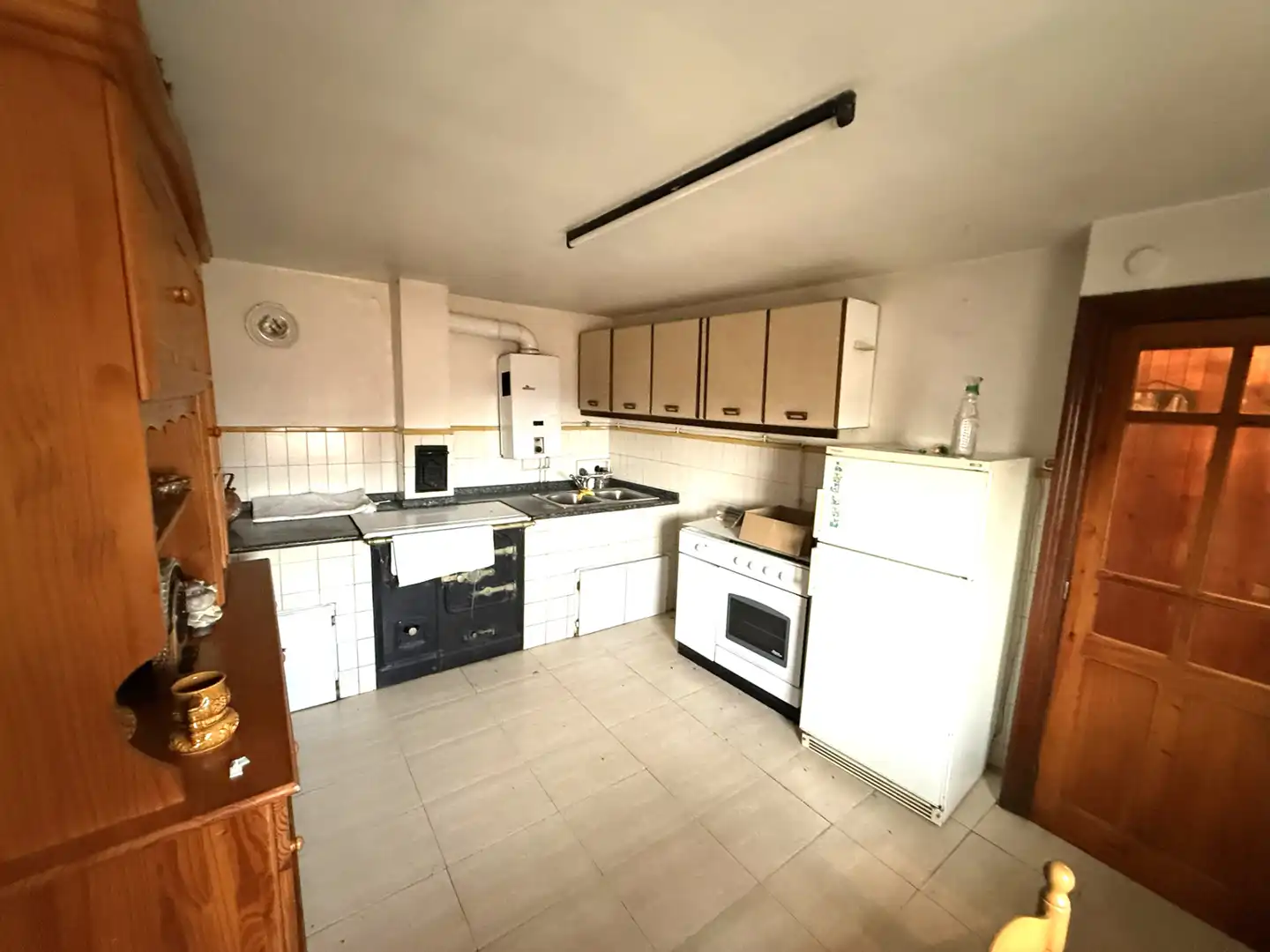 Cocina de Casa adosada en venta en Campoo de Enmedio con Jardín privado, Terraza y Trastero