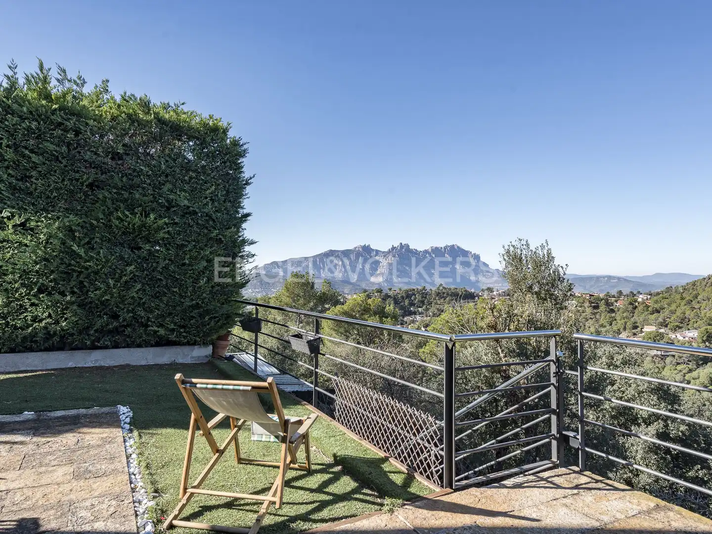 Terraza de Casa o chalet de alquiler en Vacarisses con Aire acondicionado, Calefacción y Jardín privado