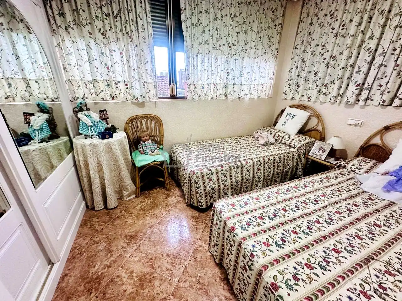 Schlafzimmer von Wohnungen zum Verkauf in Finestrat mit Klimaanlage, Privatgarten und Terrasse