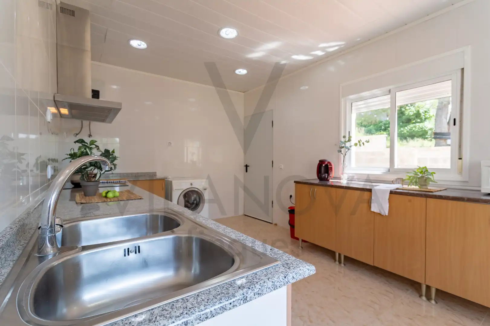 Cocina de Casa o chalet en venta en Cabra del Camp con Aire acondicionado, Calefacción y Jardín privado
