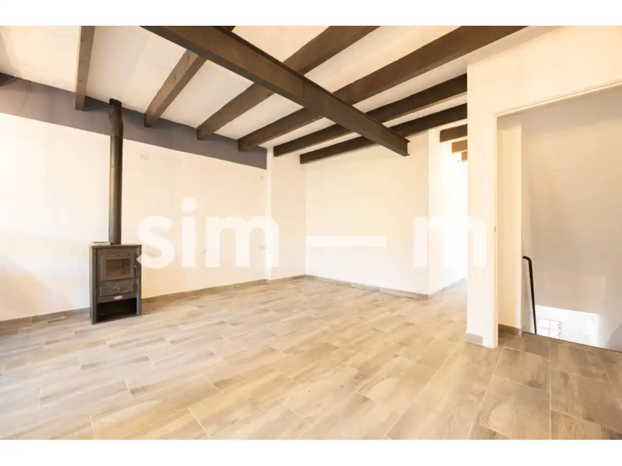 Sala de estar de Casa o chalet en venta en L'Esquirol con Calefacción, Jardín privado y Alarma