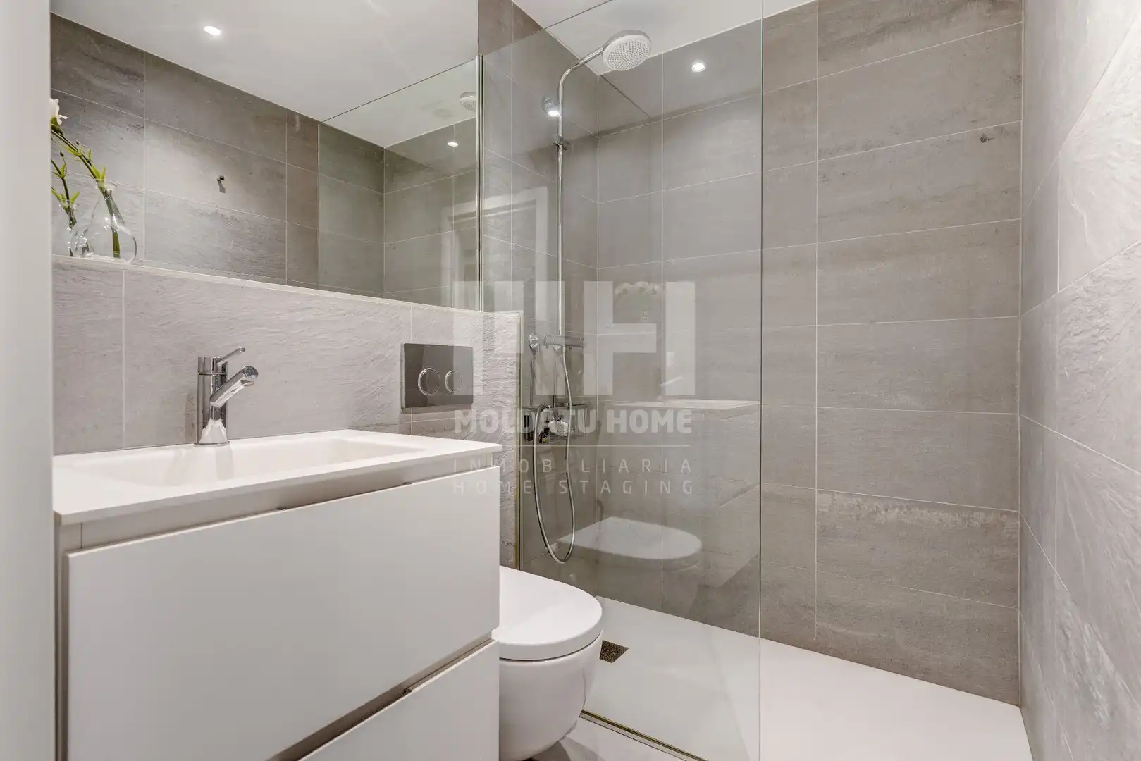 Badezimmer von Wohnung zur Miete in Donostia - San Sebastián  mit Heizung, Privatgarten und Terrasse