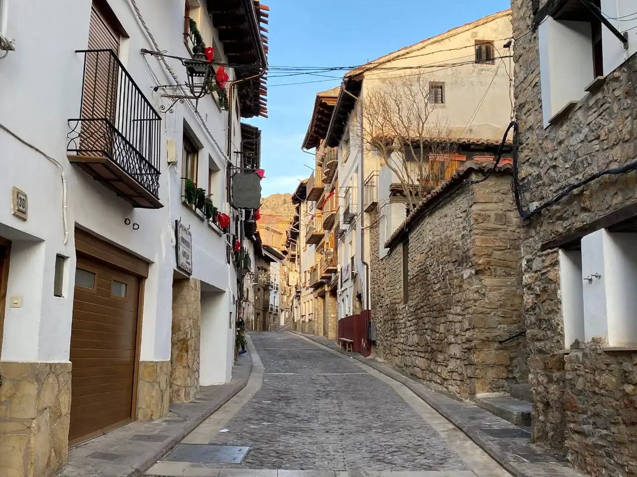 Vista exterior de Apartamento de alquiler en Alcalá de la Selva con Calefacción, Terraza y Amueblado
