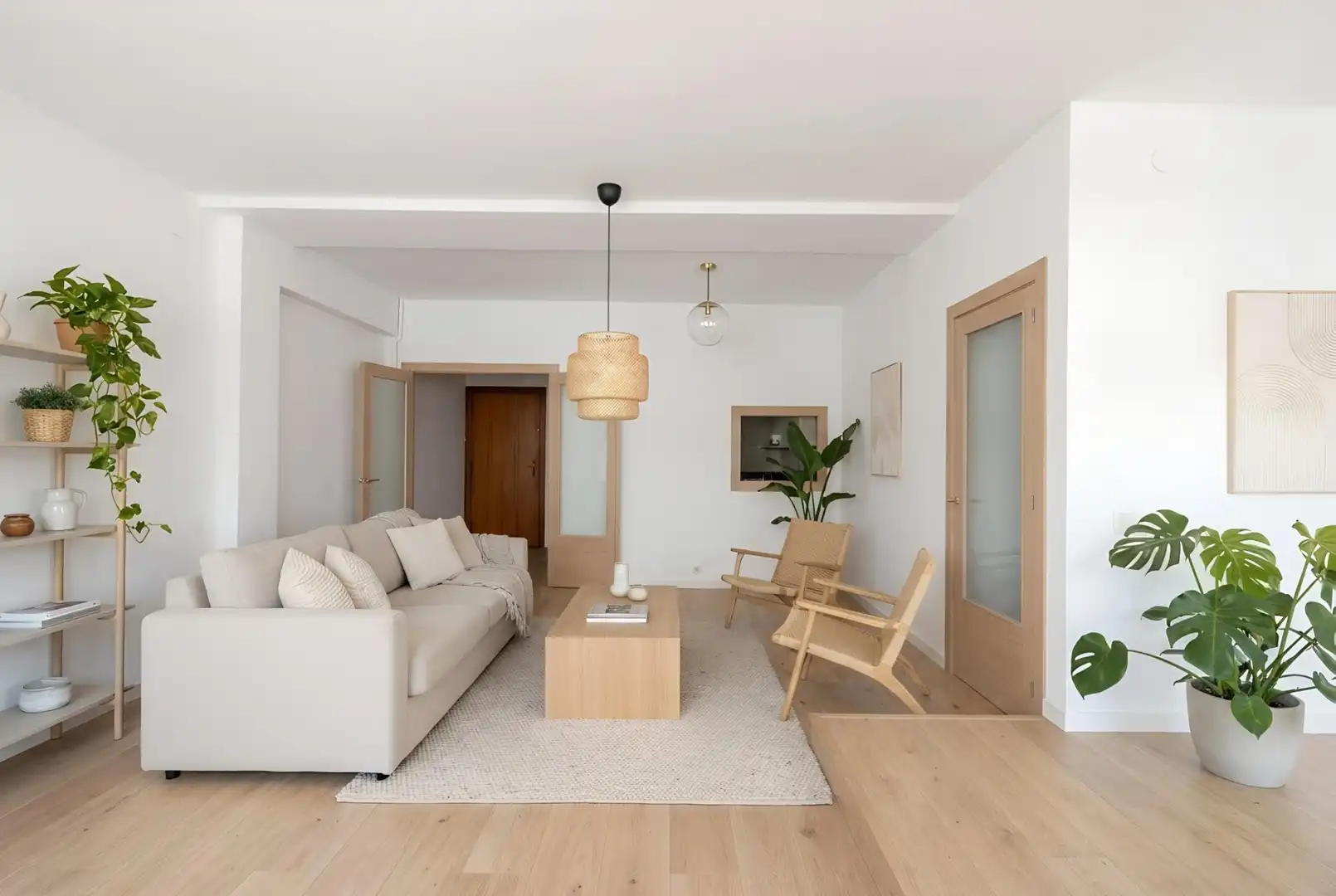 Sala d'estar de Pis en venda en Barcelona amb Calefacció, Terrassa i Balcó