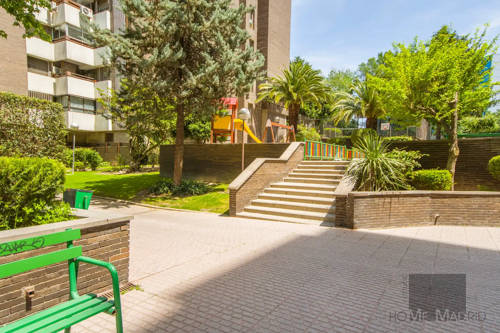 Exterior view of Flat for sale in Madrid  with Air Conditioner, Heating and Parquet flooring