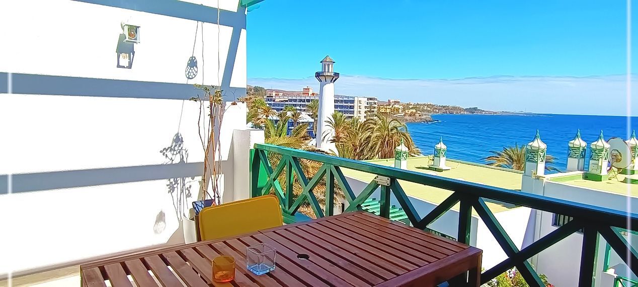 Terrassa de Apartament en venda en San Bartolomé de Tirajana amb Aire condicionat, Terrassa i Moblat