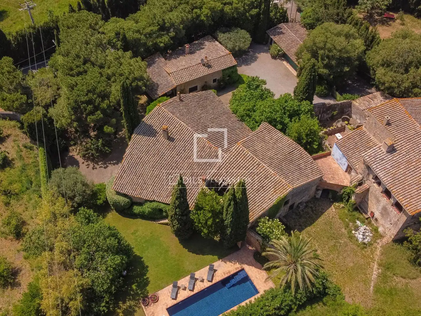 Vista exterior de Finca rústica en venta en Sant Mori con Calefacción, Jardín privado y Terraza