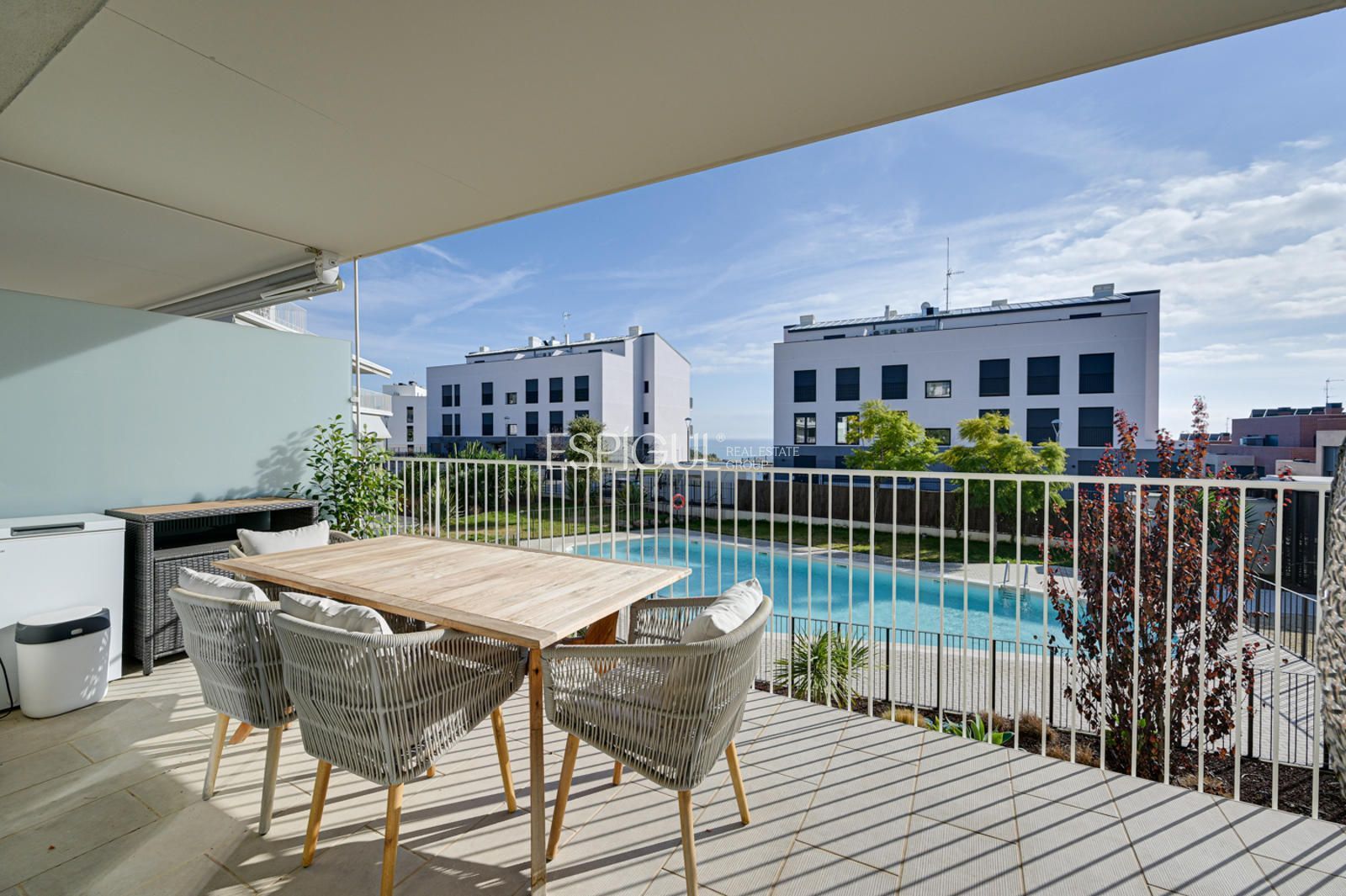 Terrace of Flat for sale in El Masnou  with Air Conditioner, Heating and Private garden