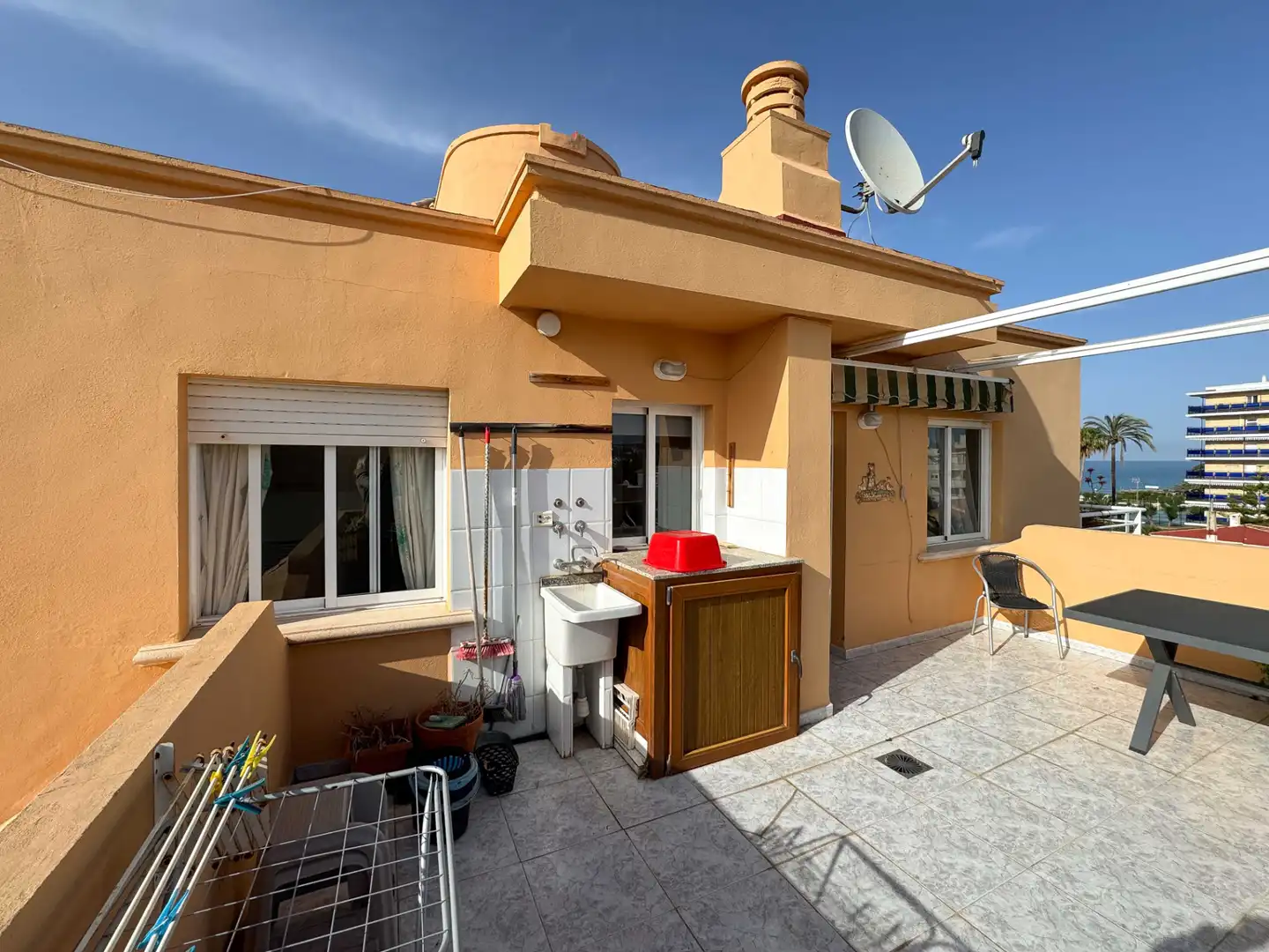 Terrace of Apartments for rent in Dénia  with Air Conditioner, Terrace and Furnished