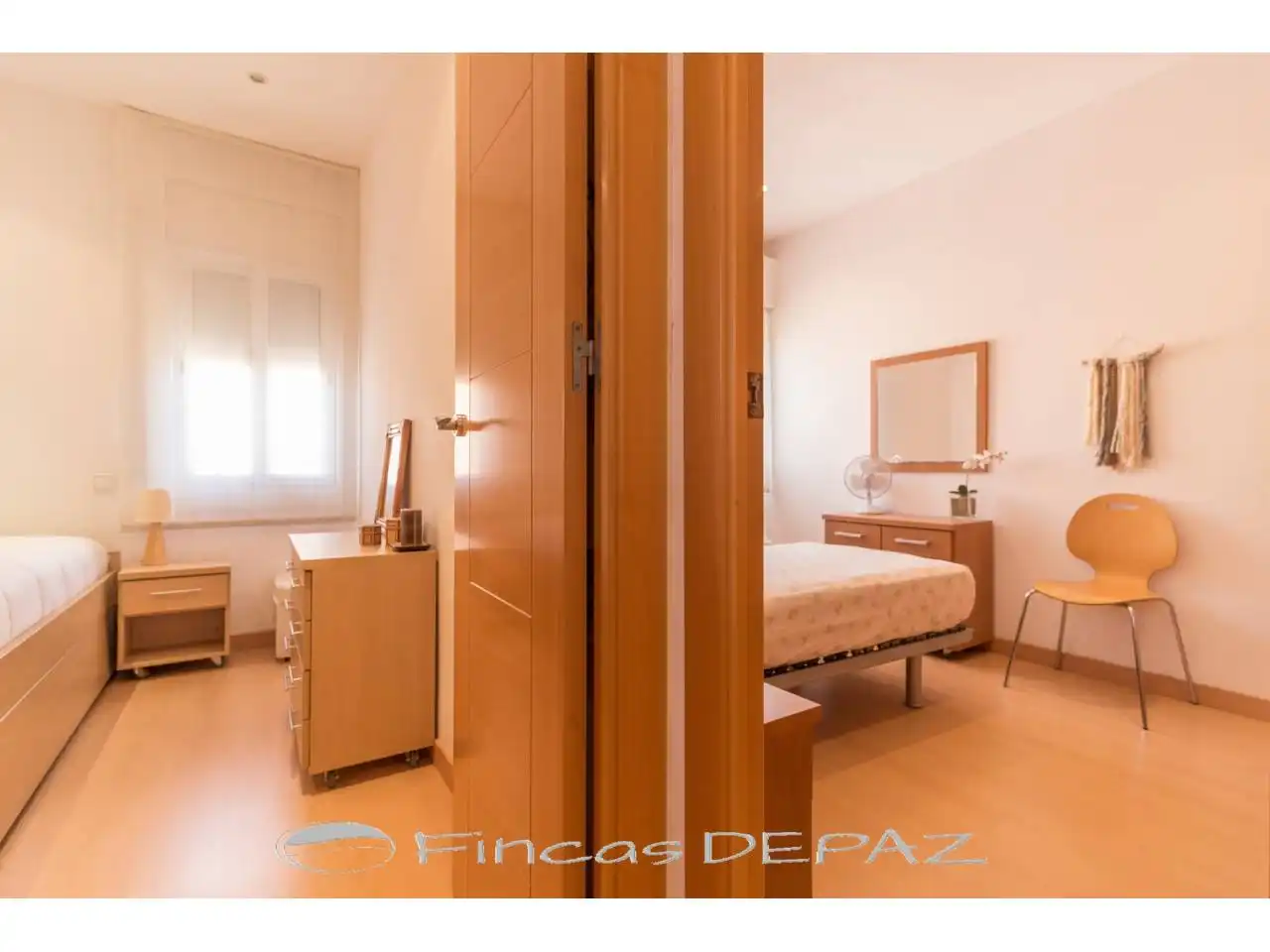Bedroom of Flat for sale in Castelldefels  with Air Conditioner, Heating and Parquet flooring