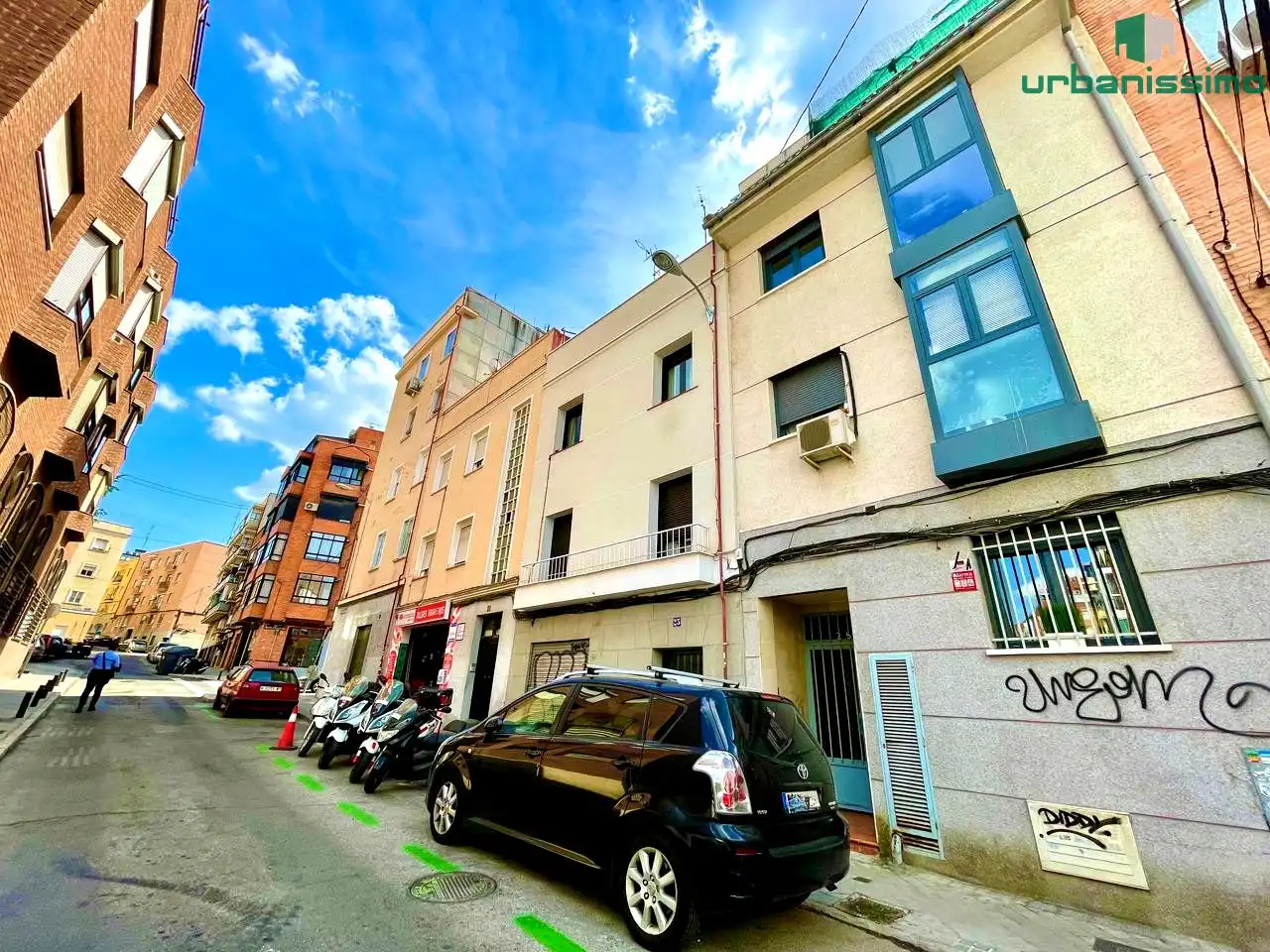 Vista exterior de Apartamento de alquiler en Madrid con Aire acondicionado, Calefacción y Terraza
