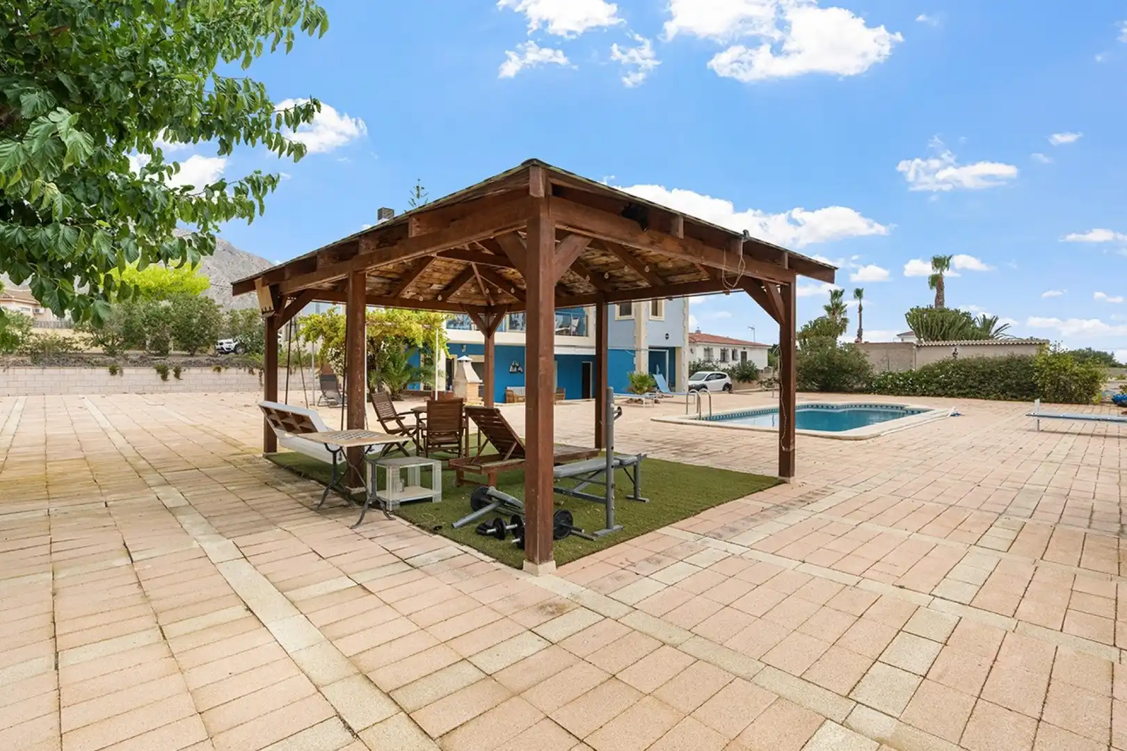 Terraza de Casa o chalet en venta en Alicante / Alacant con Aire acondicionado, Jardín privado y Terraza