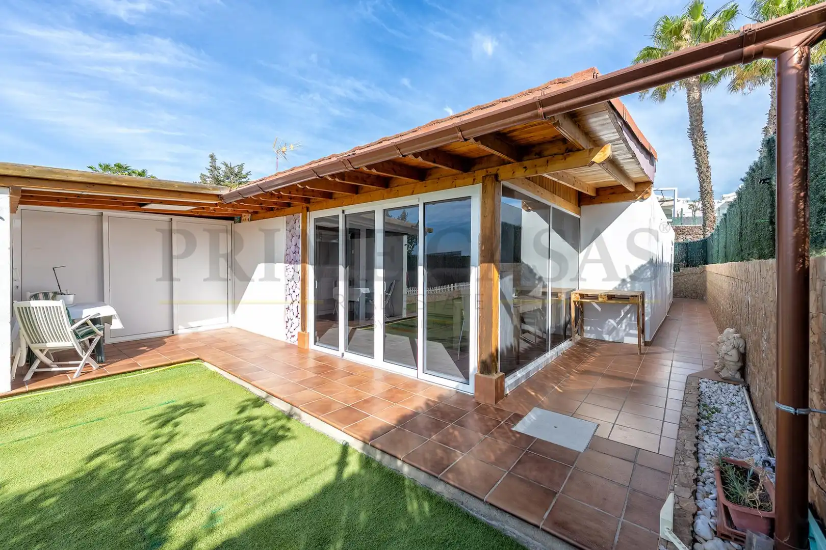 Terraza de Casa o chalet en venta en San Bartolomé de Tirajana con Aire acondicionado, Jardín privado y Terraza