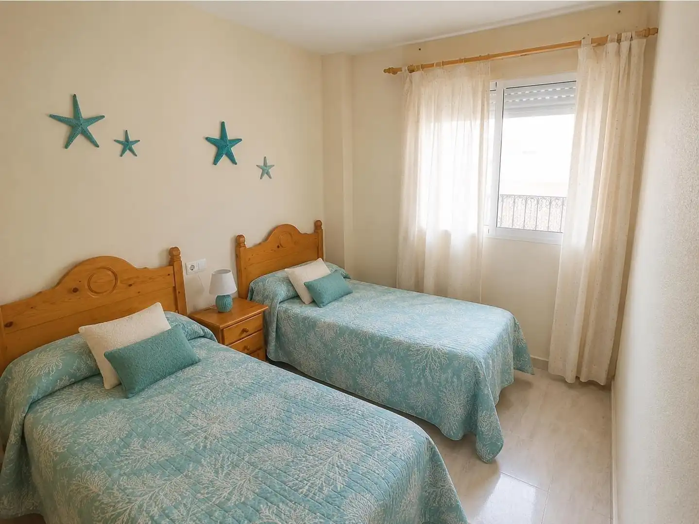 Schlafzimmer von Wohnung zum Verkauf in Mazarrón mit Klimaanlage, Balkon und Gemeinschaftspool
