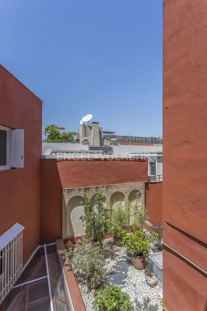 Terrace of Flat for rent in Madrid  with Air Conditioner, Heating and Parquet flooring