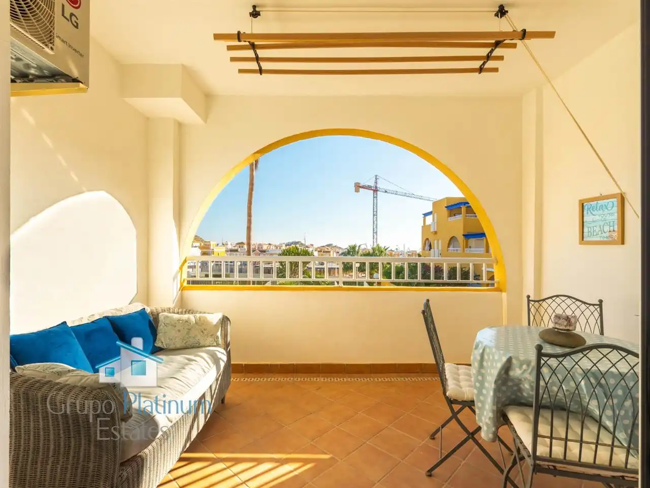 Balcony of Apartments for sale in Pulpí  with Air Conditioner, Terrace and Swimming Pool
