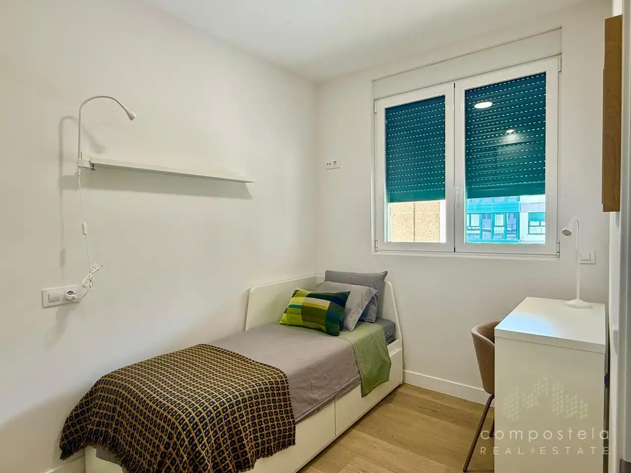 Schlafzimmer von Erdgeschoss zur Miete in Boqueixón mit Heizung und Möbliert