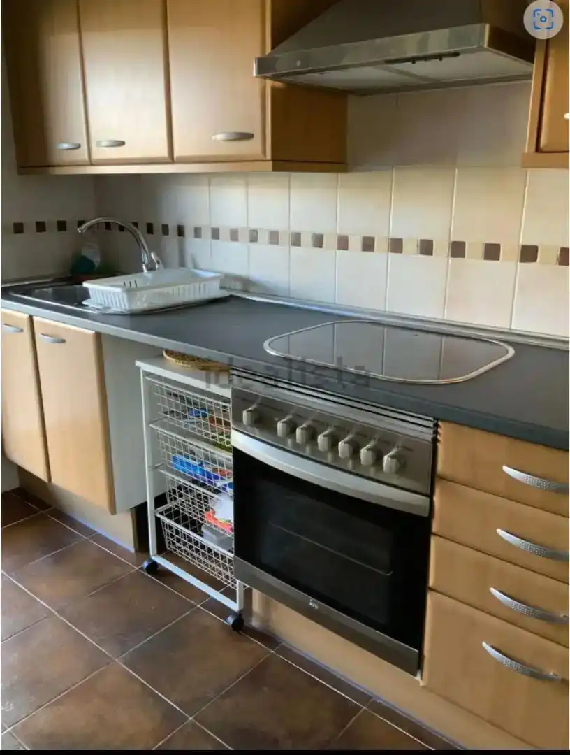 Küche von Wohnung zur Miete in Sabiñánigo mit Privatgarten, Parkett und Abstellraum