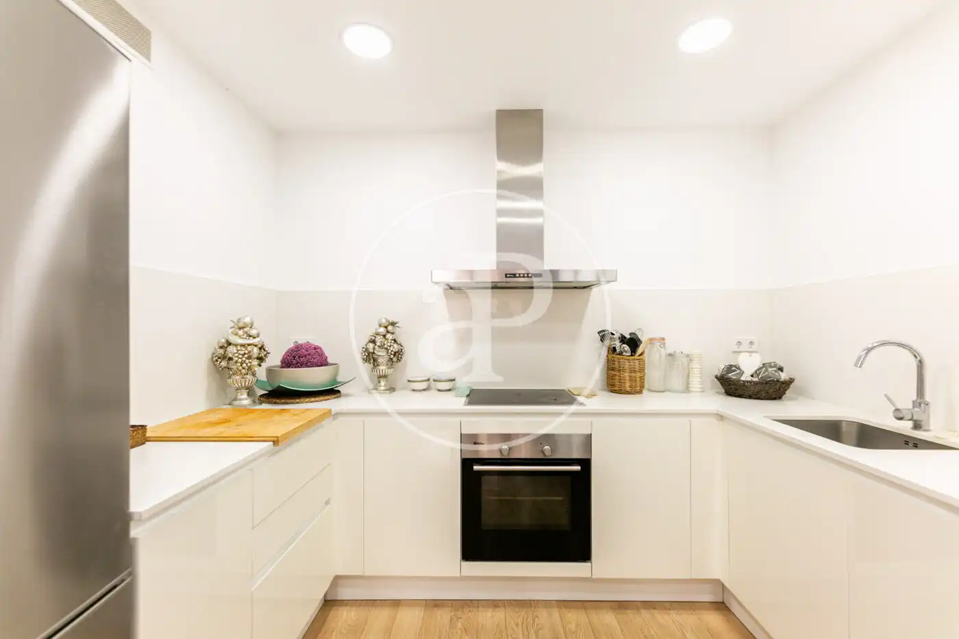 Küche von Wohnung zur Miete in  Palma de Mallorca mit Klimaanlage, Terrasse und Möbliert