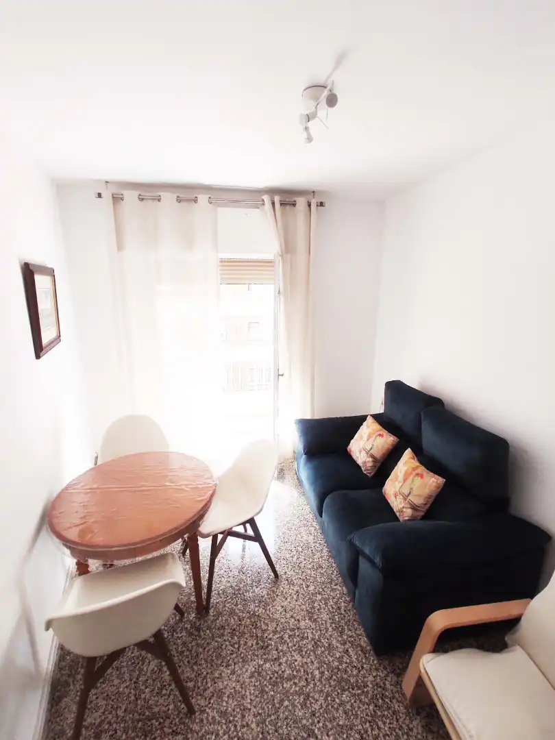 Living room of Flat for share in Granada  with Furnished, Washing machine and Microwave